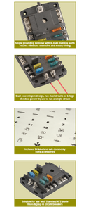 NARVA 6 Way Fuse Distribution Box