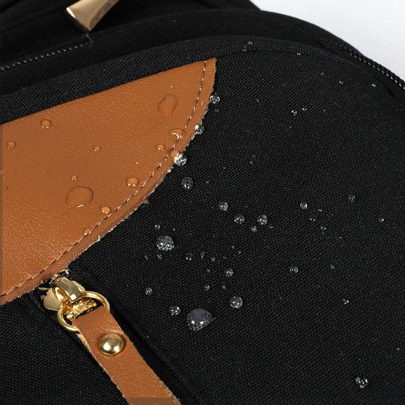 Bopeep Nappy Changing Bag Mummy Backpack Baby Diaper Bag Travel Waterproof Black