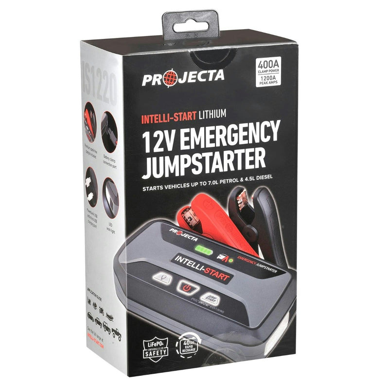 Projecta 12V 1200A Intelli-Start Emergency Lithium Jump Starter and Power Bank - IS1220