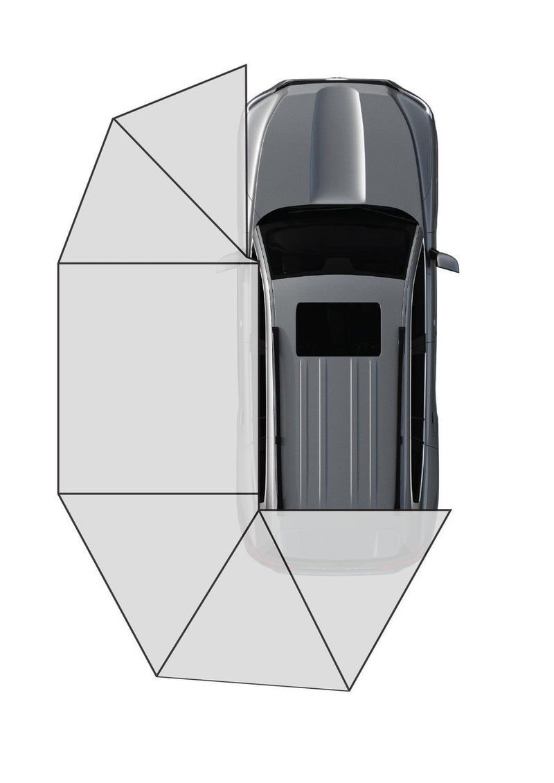 2.5m 270 Awning - Semi Automatic Opening  (UVE95+%) RH
