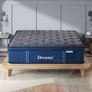 DreamZ Spring Mattress Bed Euro Top Pocket Spring Medium Firm Foam 30cm Queen