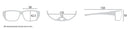 Tonic Outback Polarised Sunglasses with Glass Blue Mirror Lens and Black Frame