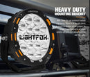 LIGHTFOX 7inch OSRAM LED Driving Spot Lights 1Lux@1,032m(Pair) 13,226Lumens