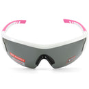 Dirty Dog Sport Wix Shiny White Pink/Grey Women's Cycling Sunglasses