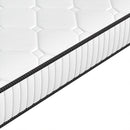 DreamZ Double Spring Mattress Medium Firm 5-Zone Support Breathable Fabric Cover