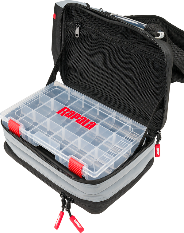 Rapala Countdown Fishing Sling Bag Pro with 2 x 3600 Tackle Trays