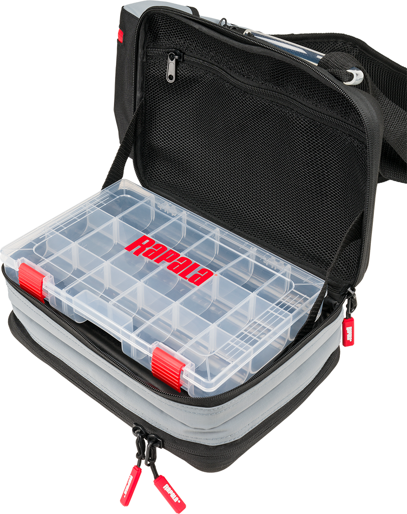 Rapala Countdown Fishing Sling Bag Pro with 2 x 3600 Tackle Trays