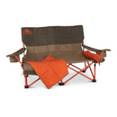 KELTY Low Loveseat Nest Camping Chair - Bungee Cord/Beluga (Lounge Seat)