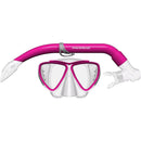 Mirage Turtle Kid's Silitex Mask and Snorkel Set (Pink)