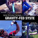 3L Gravity Water Filter Straw System
