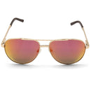 North Beach Fugu Gold/Red Mirror Polarised Unisex Sunglasses