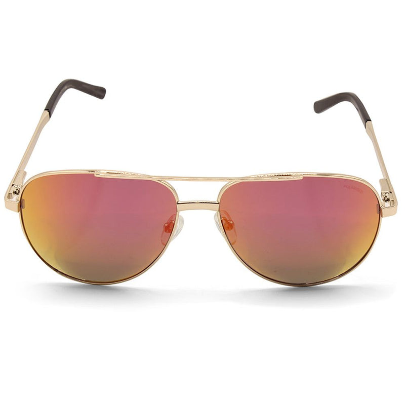 North Beach Fugu Gold/Red Mirror Polarised Unisex Sunglasses