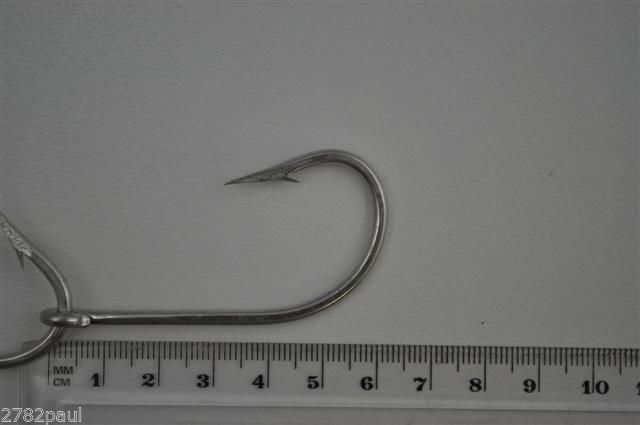 Wilson Heavy Duty Mackerel Fishing Rig 3x8/0 Hook-Setup-105lb Single Strand Wire