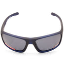Dirty Dog Axle Satin Blue/Grey Polarised Unisex Sports Sunglasses