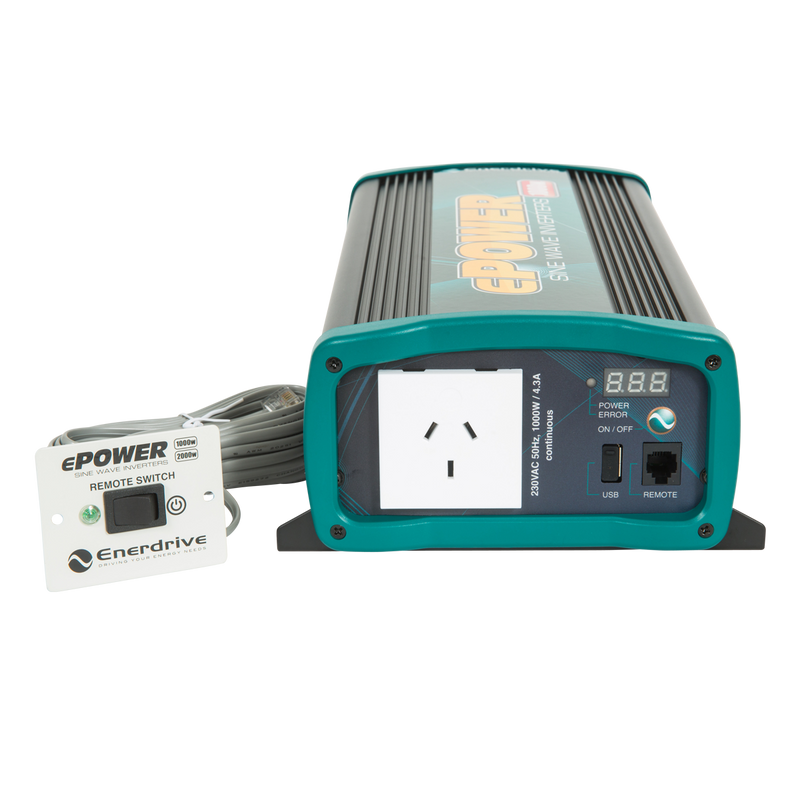 Enerdrive ePOWER 1000W True Sine Wave Inverter