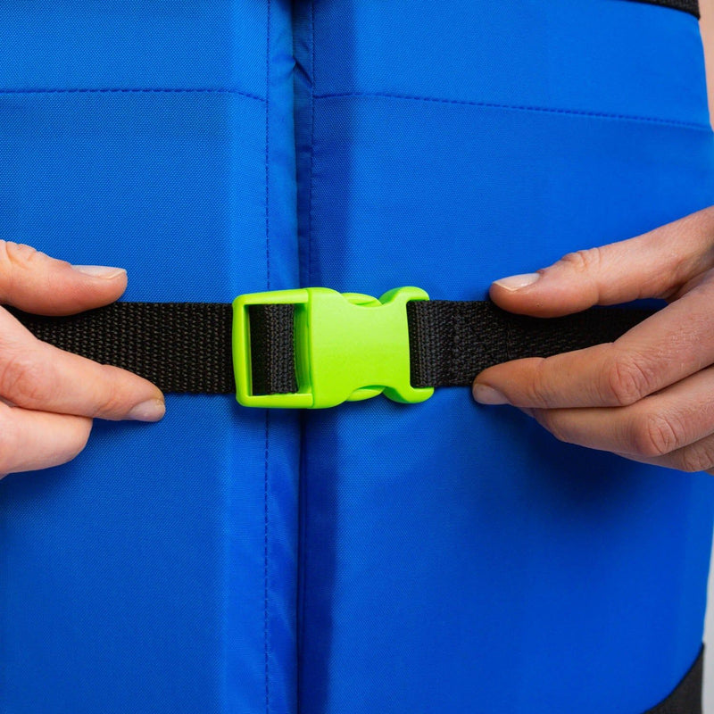 Jobe Universal Front Entry 50N Nylon Adult Life Jacket Vest (Blue)