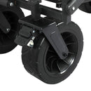 Lambu Garden Camping Trolley Outdoor Garden Wagon Cart Folding Widen Picnic Black
