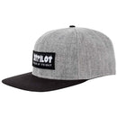 Jetpilot Bloodbath Grey Marle Snapback Peaked Cap