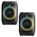 Majority PS100 - Bundled Party Speaker 40w Bluetooth Karaoke-DJ-Party-PA System - Black