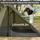 2-Person Backpacking Tent with Footprint
