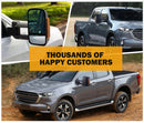 San Hima Extendable Towing Mirrors Gen1 For Mazda BT50 BT-50 TF Series 2021/07-ON