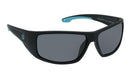 Ugly Fish PFR314 Polarised Floating Wrap Sunglasses -Matt Black Frame/Smoke Lens
