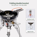 8400W Foldable Gas Camping Stove Silver