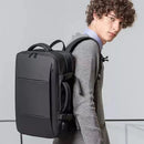Expandable Travel Backpack Black