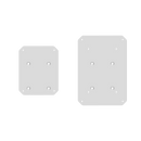 Kanto SX22W 22" Tall Fillable Speaker Stands with Isolation Feet - Pair, White