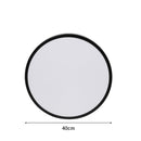 Emitto Ultra-Thin 5cm LED Ceiling Down Light Surface Mount Living Room Black 30W