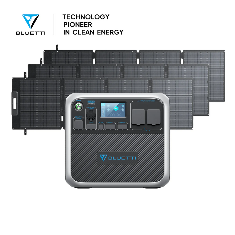 BLUETTI AC200P + Solar Panels | Solar Generator Kit