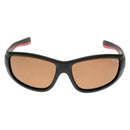 Ugly Fish PU5212 Unbreakable Black Frame/Brown Polarised Wrap Sunglasses