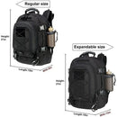 Tactical MOLLE Backpack Heavy-Duty Rucksack Black