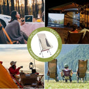 Portable Camping Chair - Lightweight Foldable Backpack Beach Chair