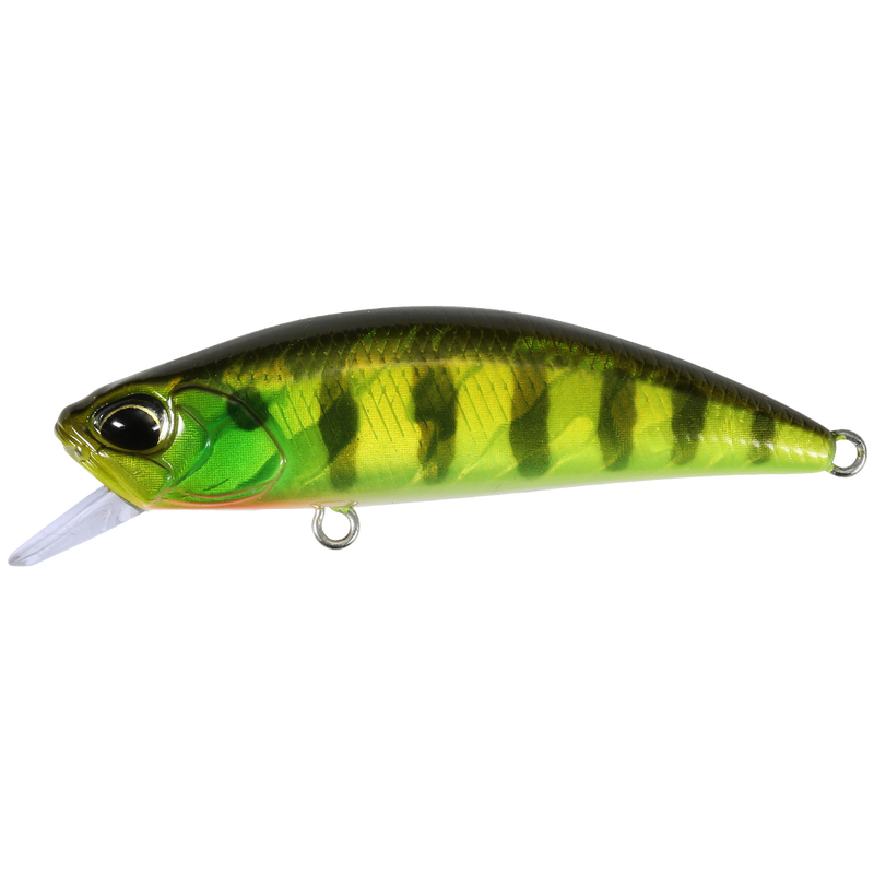 Duo Spearhead Ryuki 50mm Suspending Hard Body Minnow Lure - Chartreuse Gill Halo