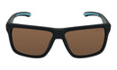 Ugly Fish PFR397 Polarised Floating Sunglasses - Matt Black Frame/Brown Lens