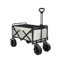 Lambu Garden Camping Trolley Outdoor Garden Wagon Cart Folding Widen Picnic Beige
