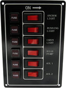 6 Gang Vertical Switch Panel