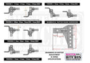MISTER HITCHES RAPTOR 4500kg Super Duty Adjustable Ball Mount 16 Stage