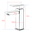 Square Basin Mixer Bathroom Vanity Faucet