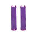 Trigram Lock-on Bike Grips Kraton Rubber 130mm with 2 side lock rings Purple