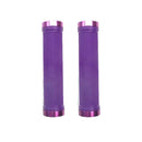 Trigram Lock-on Bike Grips Kraton Rubber 130mm with 2 side lock rings Purple