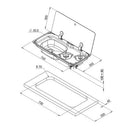 NCE CAN Cooker Range with Built-in Sink - Left Side