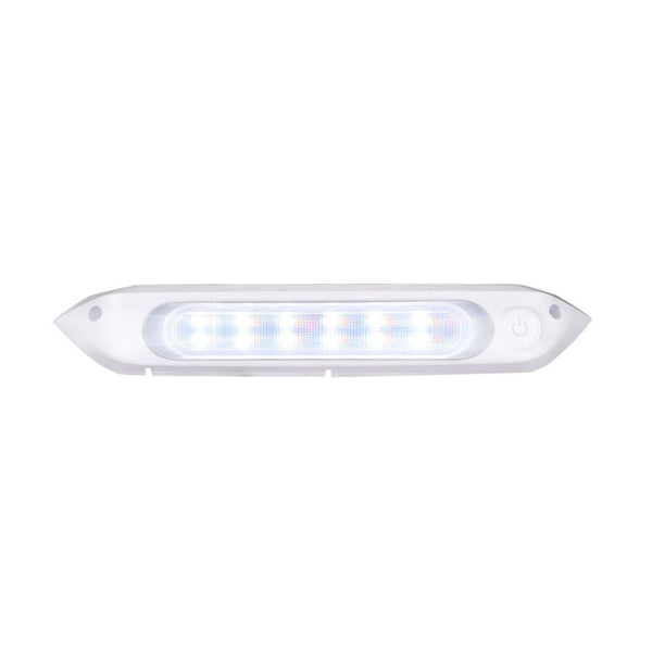 Manan LED Bug Awning Light 287mm Dimmable 12V Caravan RV Exterior Amber White