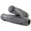 Endzone Handlz Ergonomic Bike Gel Grips Comfort Kraton 2-Tone Black Grey 135mm
