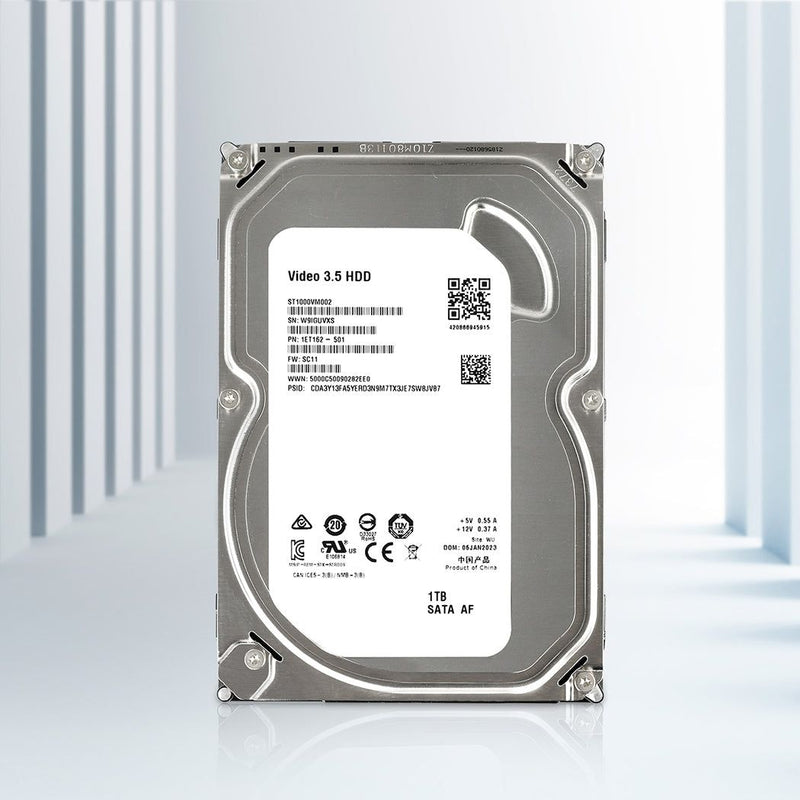 Kvenland 1TB Hard Drive For Security Camera Wireless System CCTV 10.1x2.6x14.7cm
