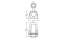 NARVA SURFACE MOUNT ACCESSORY SOCKET - BLACK 81025BL