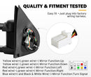 Pair Extendable Towing Mirrors Gen1 for Toyota HILUX 2015-ON N80 Black