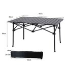 Black Camping Table