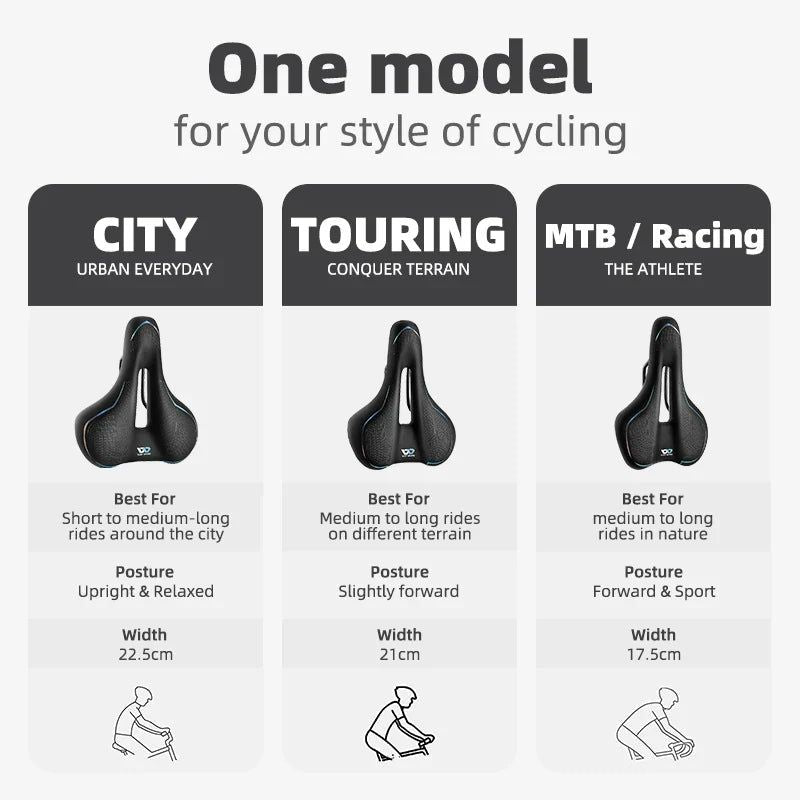 Shockproof Bike Saddle